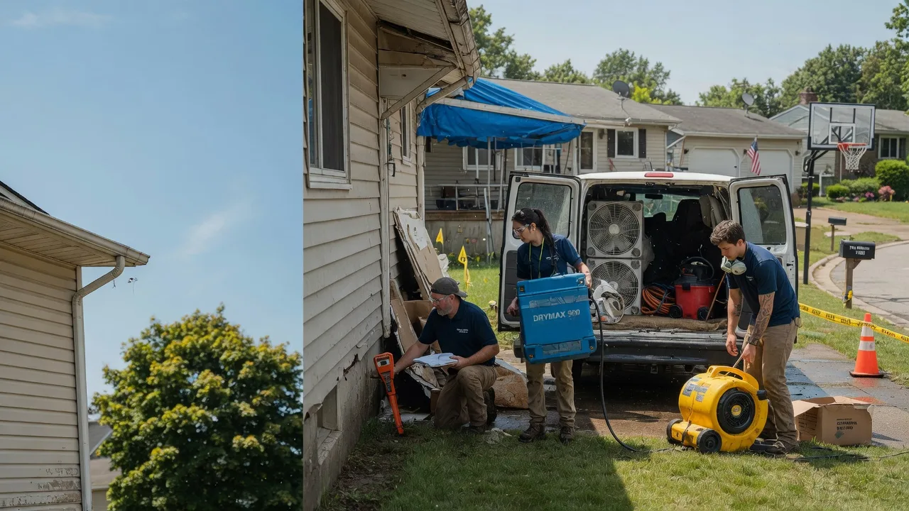 Ceiling Leak Cleanup in Yarmouth, ME near me